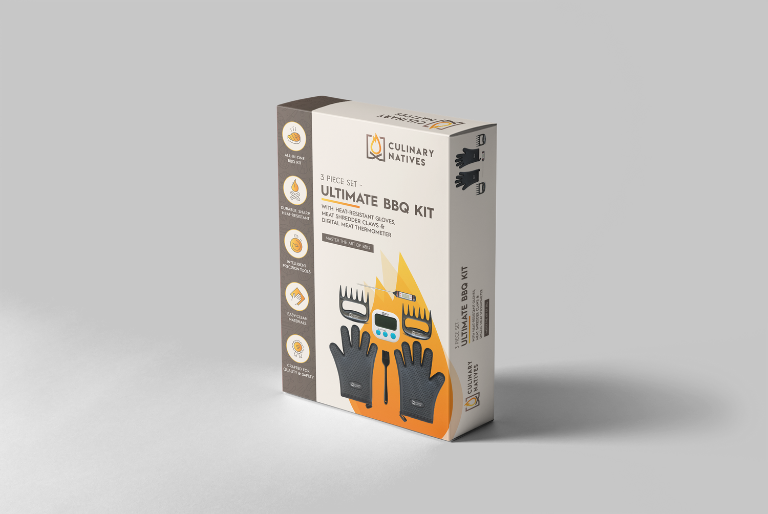 CULINARY NATIVES BBQ Set Packaging Color Box Display