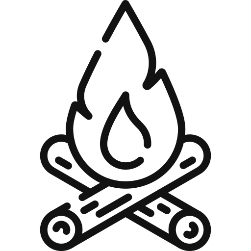 Millions of Happy Customers Icon - Log Fire